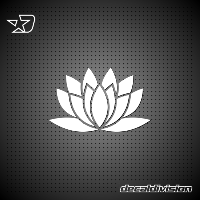 Lotus Silhouette Sticker